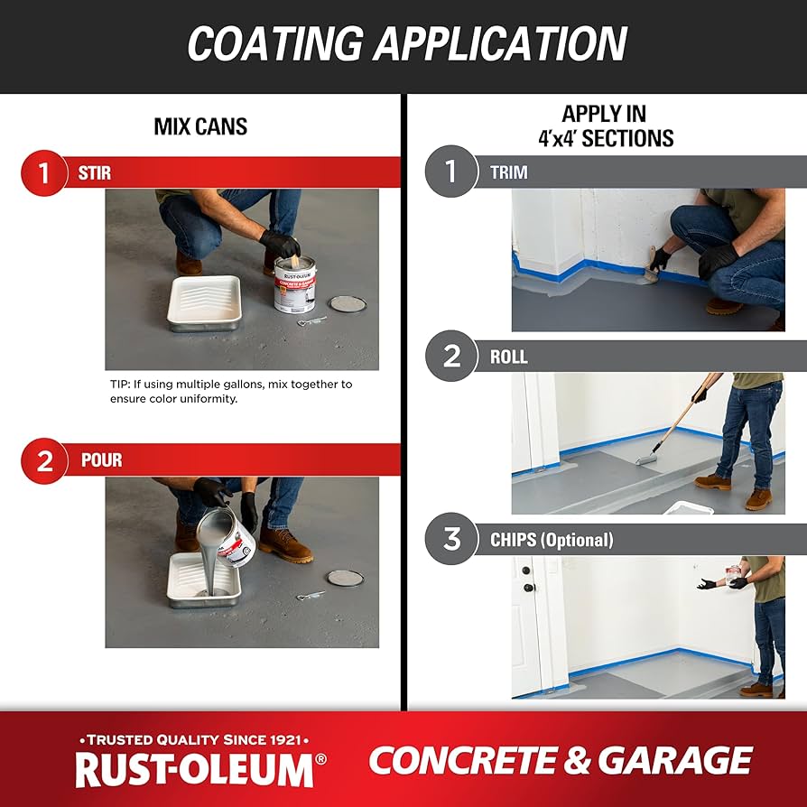 Amazon.com: Rust-Oleum 347121-2PK Concrete & Garage Floor